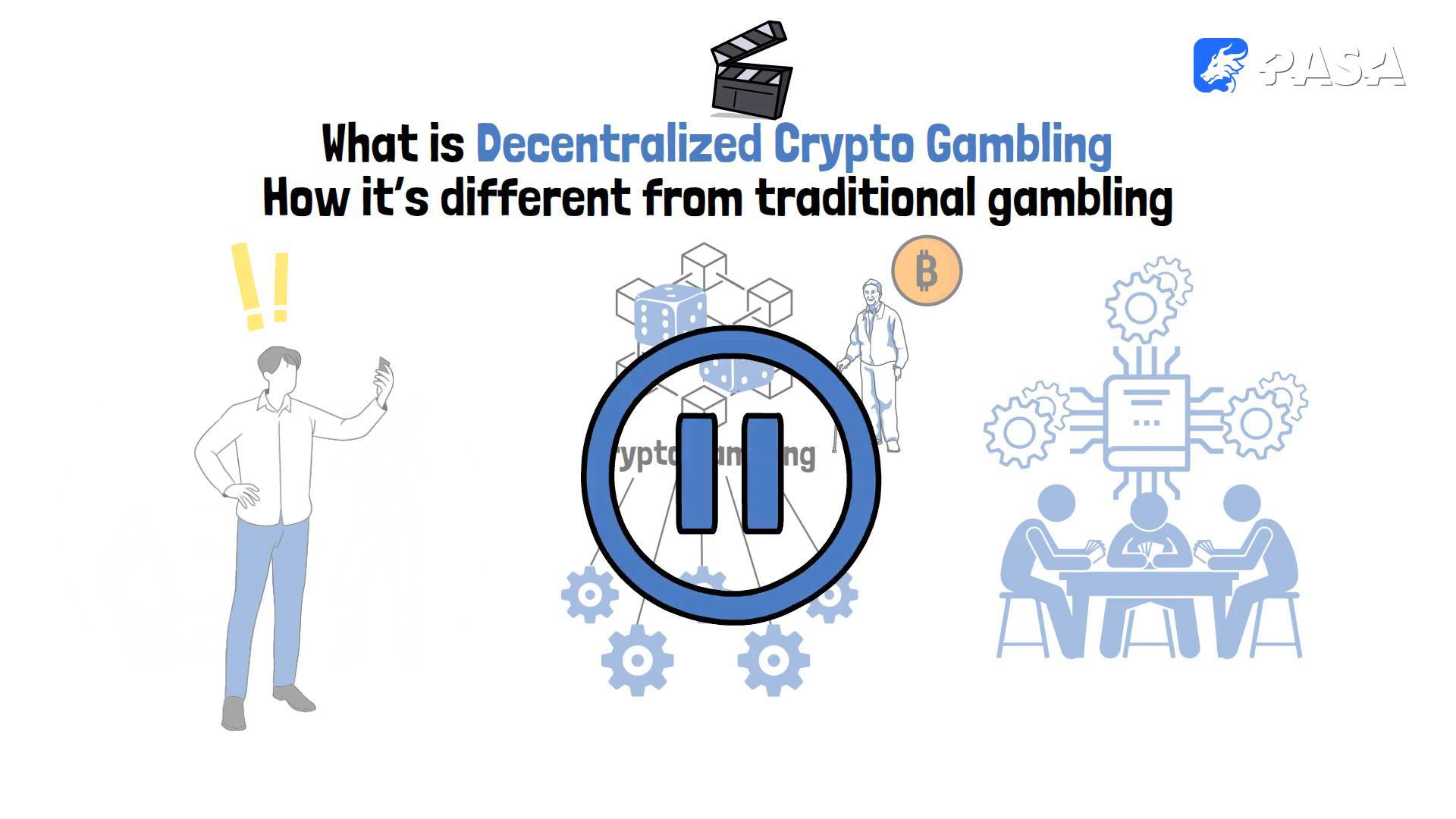 What is decentralized cryptocurrency gambling?
