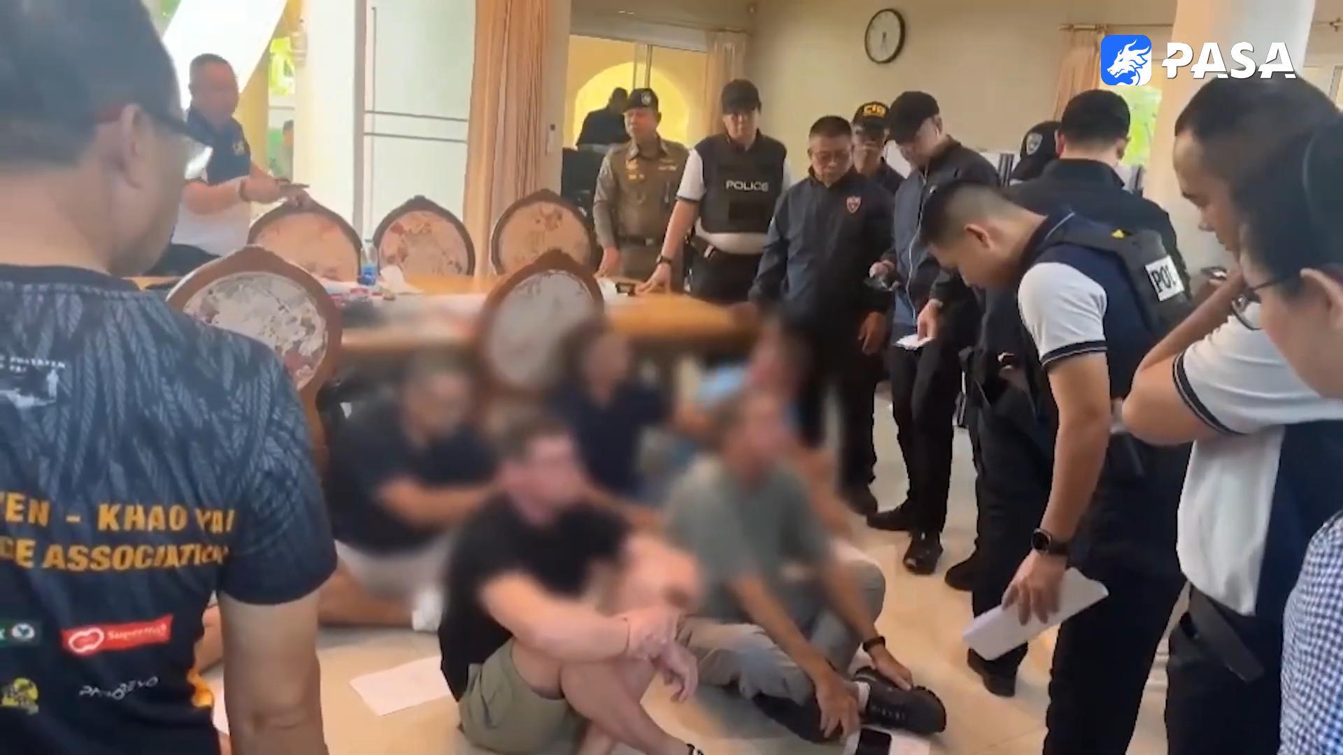 泰国警方突袭豪宅！逮捕五名澳大利亚电诈嫌疑人！