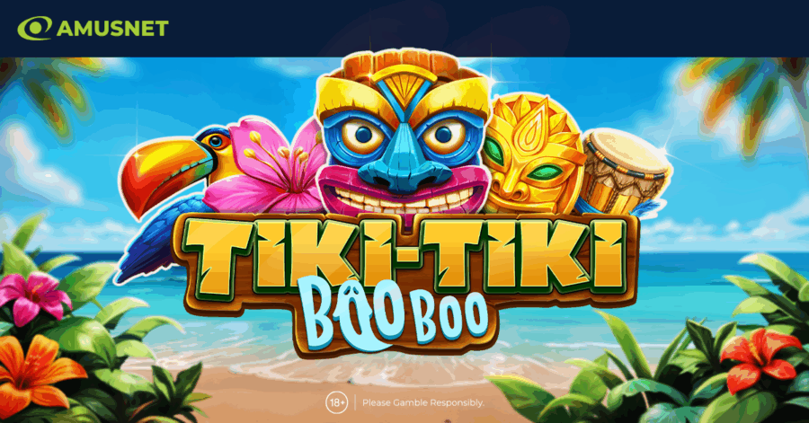 Amusnet launches a new tropical-themed slot machine "Tiki Tiki Boo Boo" — Experience the summer adventure of mischievous island spirits.