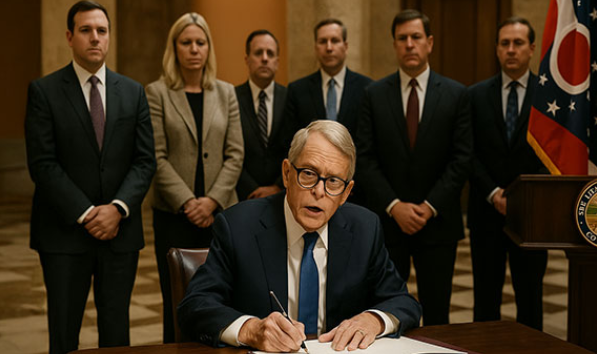 Ohio Governor DeWine expresses regret over the legalization of sports betting.