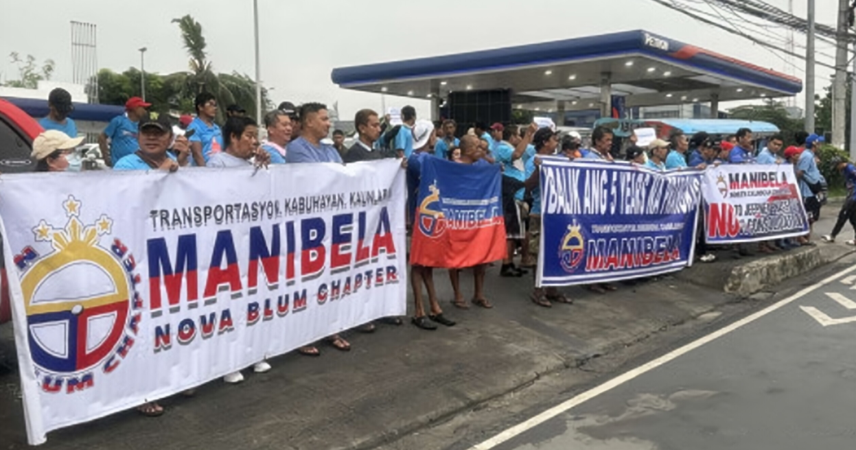 Philippine transportation groups nationwide strike in protest of tax misuse, involving casino expenditures draws attention.
