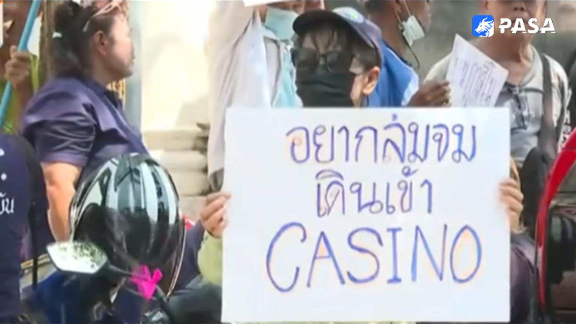 Thai protesters storm the Ministry of Finance! Demand to halt the casino legalization plan!