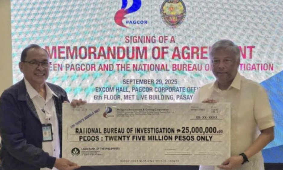 PAGCOR allocates 50 million pesos to support NBI in combating illegal POGO operations.