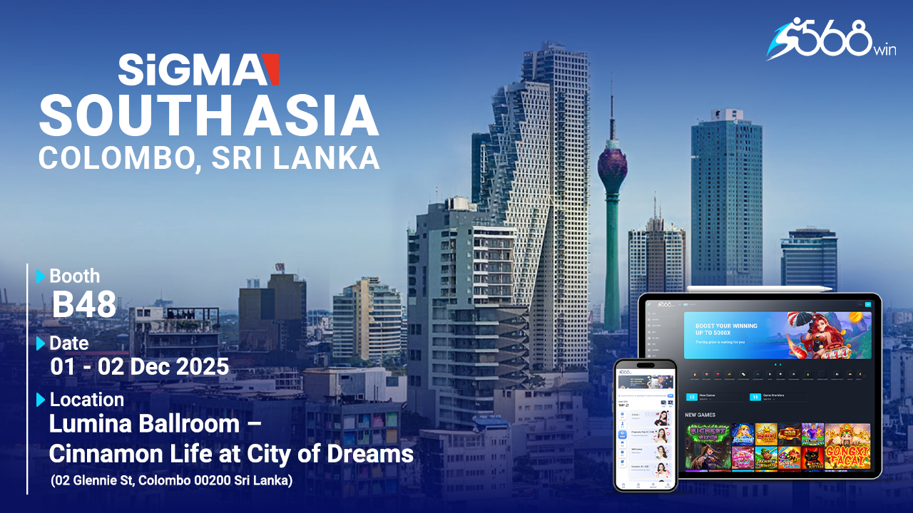 568Win is set to debut at SiGMA South Asia 2025 — Colombo, Sri Lanka!