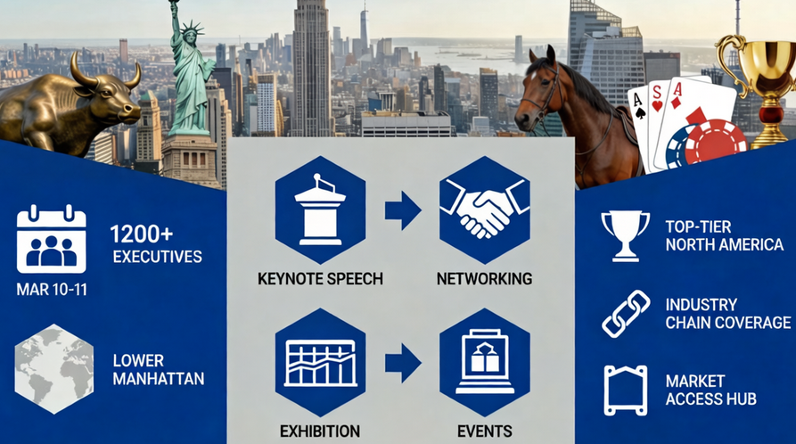 2026 纽约 NEXT 峰会重磅启幕 1200 + 高管共探北美博彩新趋势
