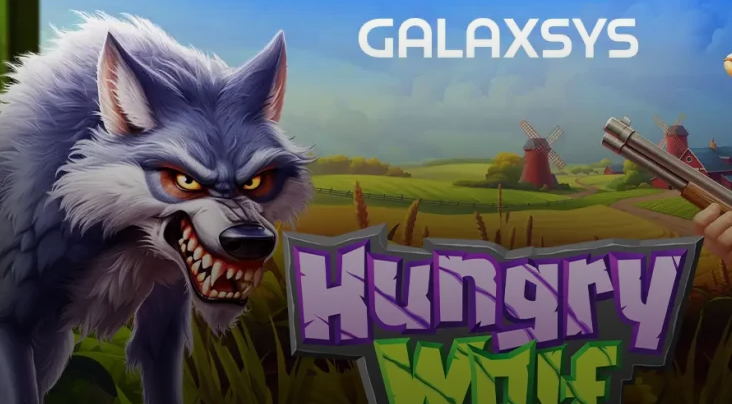 Galaxsys launches "Hungry Wolf" slot machine, featuring hunter chase and chain elimination.