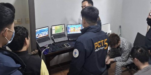 Chiang Mai villa hides gambling network "GO1818", 3 "student visa" technicians operating monthly laundering of millions arrested