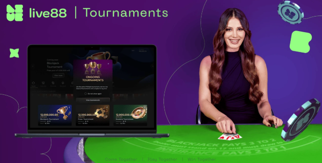 Live88 launches a brand-new Blackjack Tournament to enhance the live casino competitive experience.