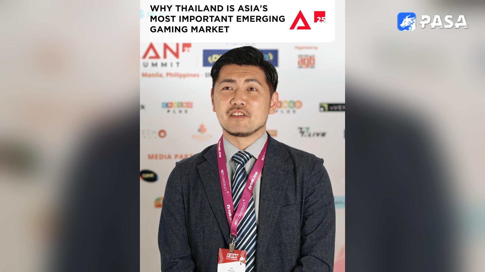 Why is Thailand the most important emerging gambling market in Asia?