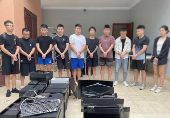 Cambodian Phnom Penh police launch law enforcement action, dismantling two suspected telecommunications fraud sites.