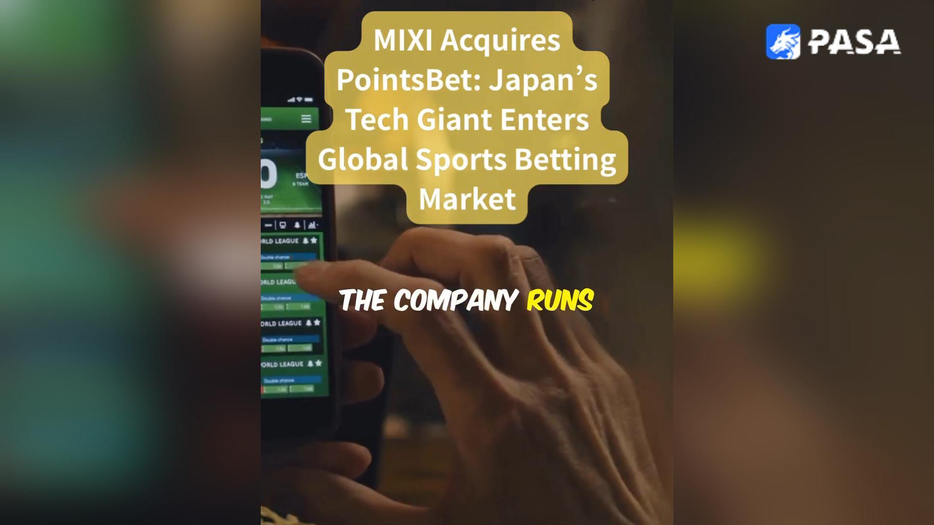 MIXI Acquires PointsBet! Japanese Tech Giant Enters Global Sports Betting Market!
