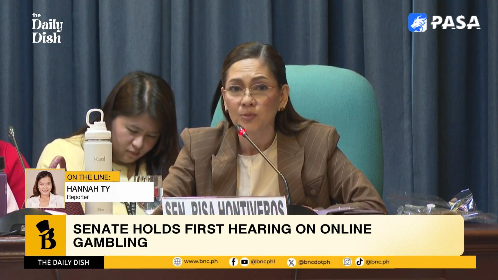 Philippine Senate holds its first hearing on online gambling!