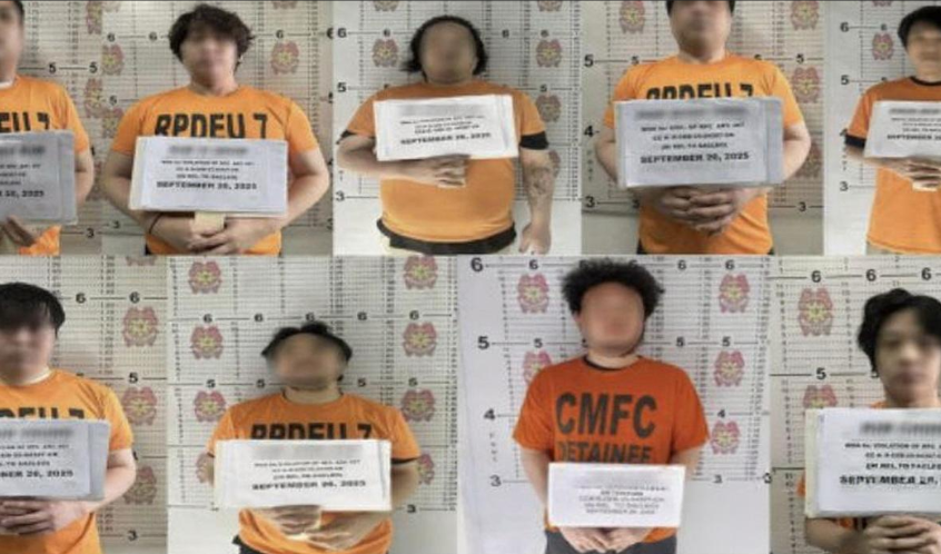 菲律宾警方在宿务抓获了9名韩国籍嫌疑人，其中5人是国际刑警组织的红色通缉对象。