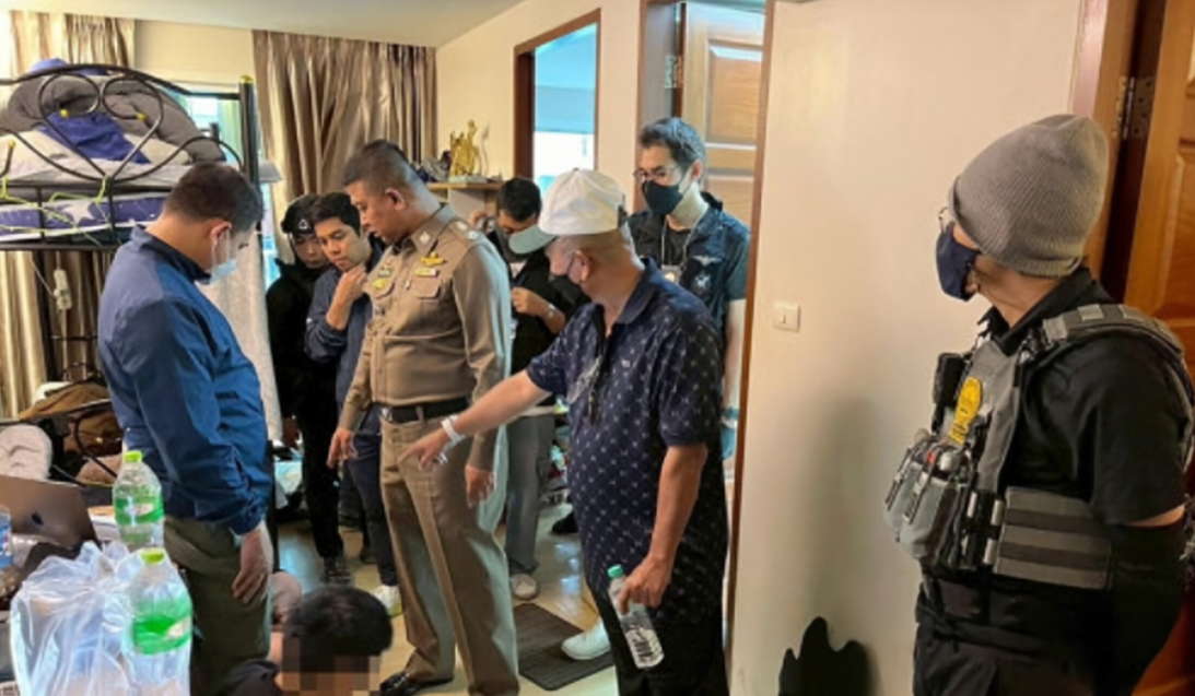 Thai police crack down on Chinese online gambling syndicate in Bangkok mansion, suspects posing as students