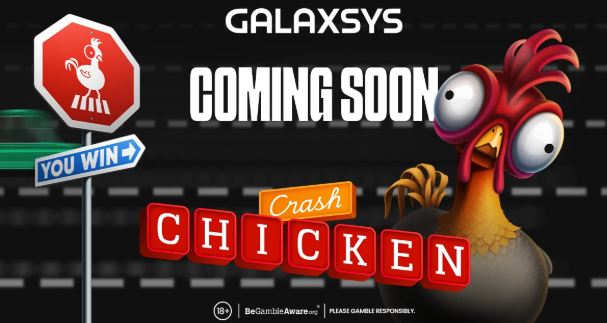 Galaxsys launches new fast-paced slot game Chicken Crash featuring innovative gameplay mechanics.