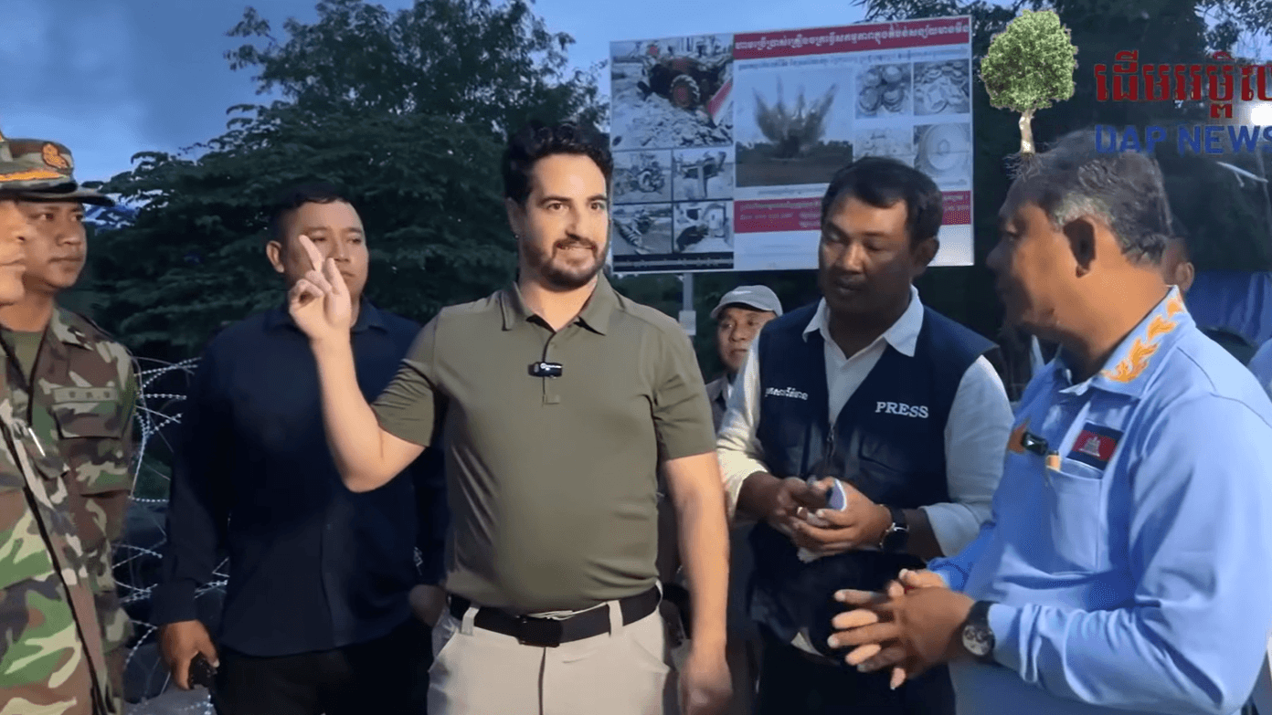 American journalist Michael B Alfaro went viral for live streaming the Cambodia-Thailand border conflict, facing death threats from Thailand.