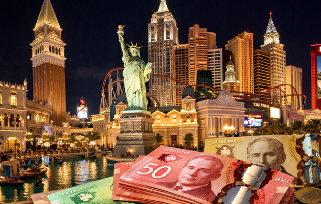 拉斯维加斯三大赌场推 At Par 计划 加元兑美元 1:1 迎客