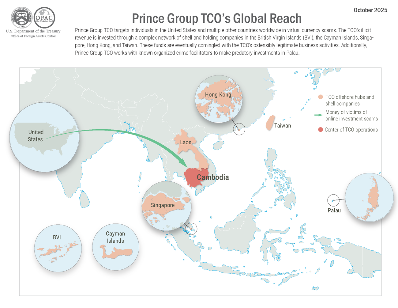 The U.S. and UK jointly hammer Cambodia's Prince Group: the largest financial and sanctions action in history targets a transnational fraud empire.
