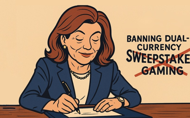 New York State completely bans dual-currency online lottery games, with a maximum fine of $100,000.