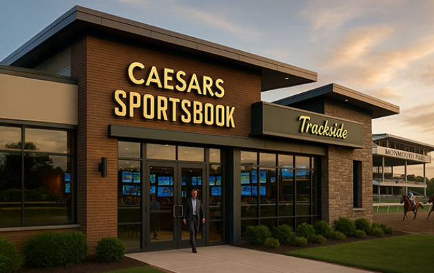 Caesars Sports Betting Center opens at Monmouth Park, enhancing the trackside entertainment experience.