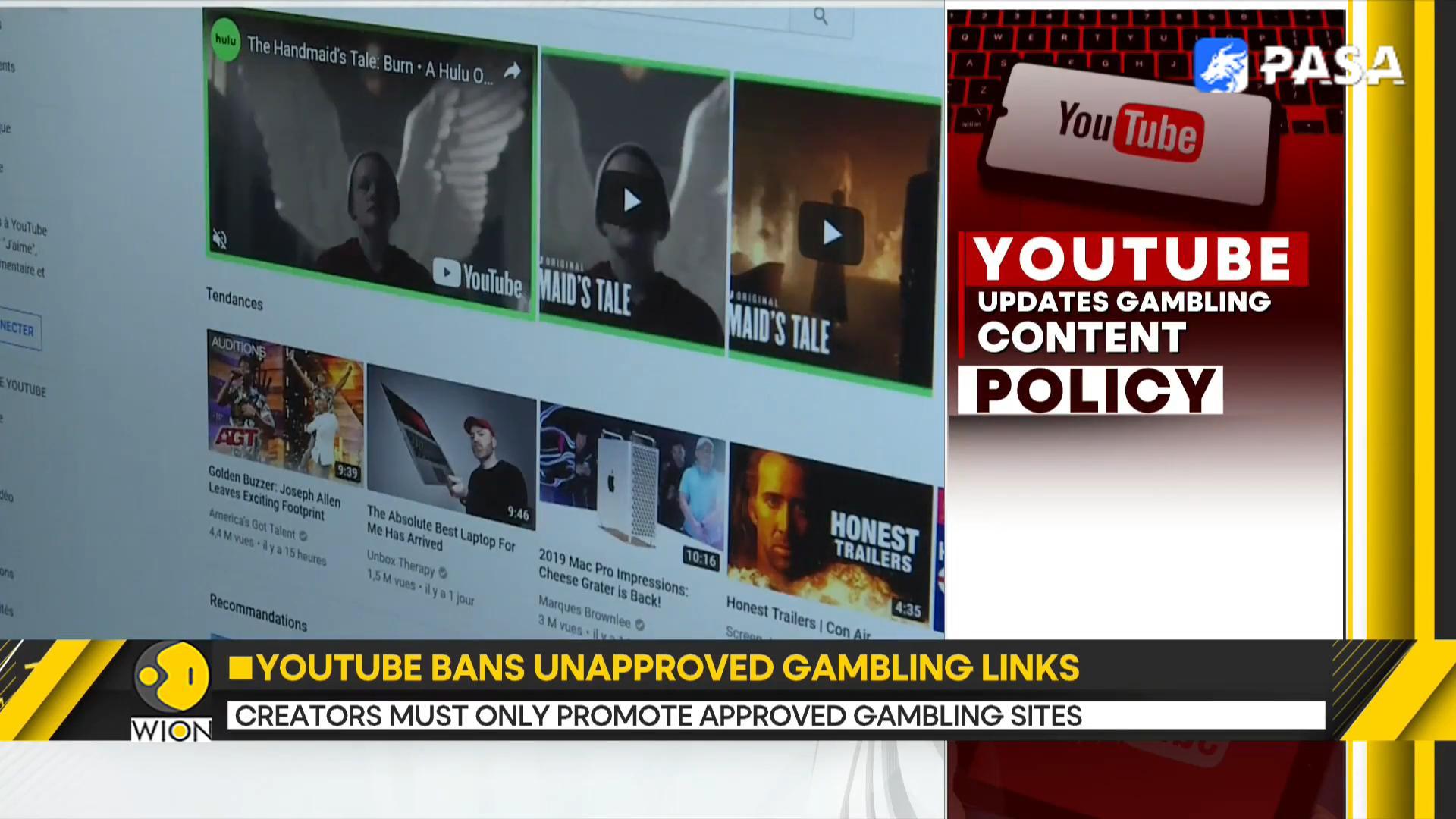 YouTube 限制 18 歲以下用戶觀看賭博內容！